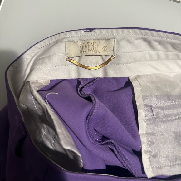 Seventy Sergio Tegon mauve purple pants 6 - Picture 6 of 11